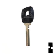 Uncut Plastic Head Key Blank | Volvo | S66NN-P Automotive Key JMA USA