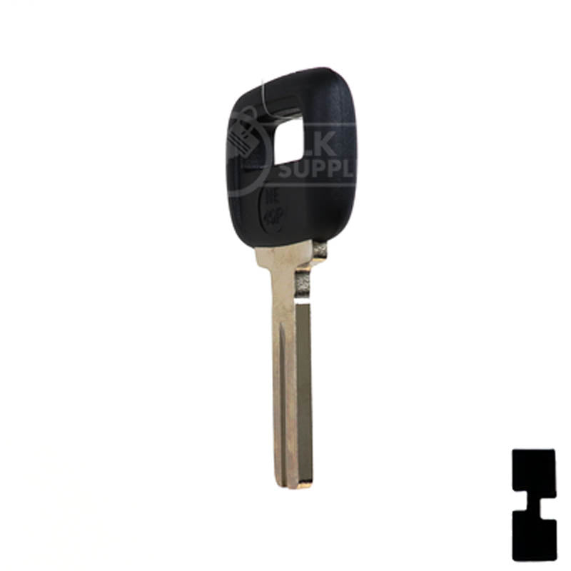 Uncut Plastic Head Key Blank | Volvo | S66NN-P Automotive Key JMA USA