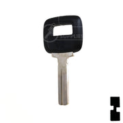 Uncut Plastic Head Key Blank | Volvo | S66NN-P Automotive Key JMA USA