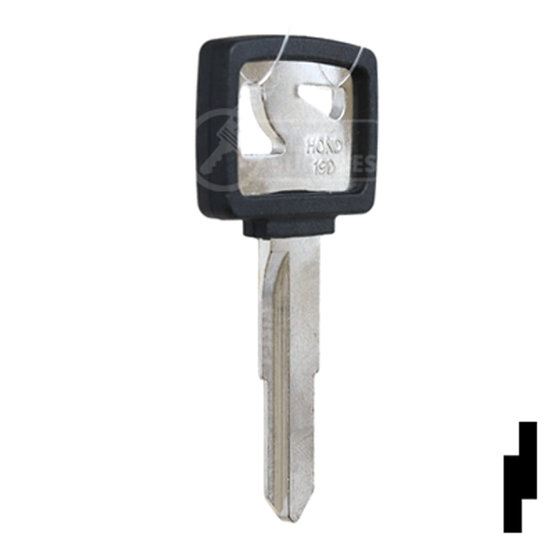 Uncut Plastic Head Key | Honda | HON39P, HOND-19D.P Automotive Key JMA USA