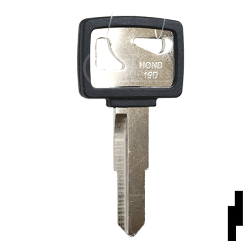 Uncut Plastic Head Key | Honda | HON39P, HOND-19D.P Automotive Key JMA USA