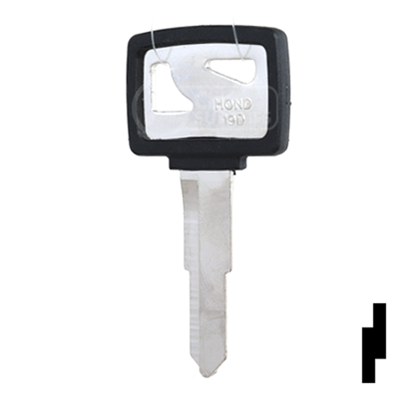 Uncut Plastic Head Key | Honda | HON39P, HOND-19D.P Automotive Key JMA USA