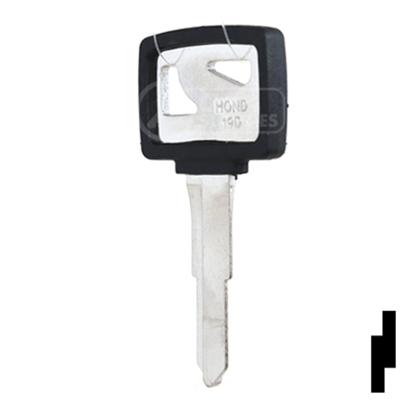 Uncut Plastic Head Key | Honda | HON39P, HOND-19D.P Automotive Key JMA USA