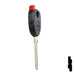 Uncut Plastic Head Transponder Key Shell | Chevrolet | TP00GM-30-P Automotive Key JMA USA