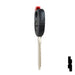 Uncut Plastic Head Transponder Key Shell | Chevrolet | TP00GM-30-P Automotive Key JMA USA