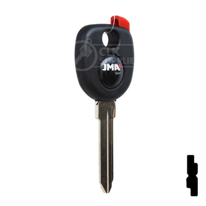 Uncut Plastic Head Transponder Key Shell | Chevrolet | TP00GM-30-P Automotive Key JMA USA