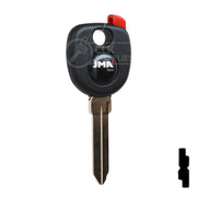 Uncut Plastic Head Transponder Key Shell | Chevrolet | TP00GM-30-P Automotive Key JMA USA