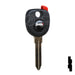 Uncut Plastic Head Transponder Key Shell | Chevrolet | TP00GM-30-P Automotive Key JMA USA