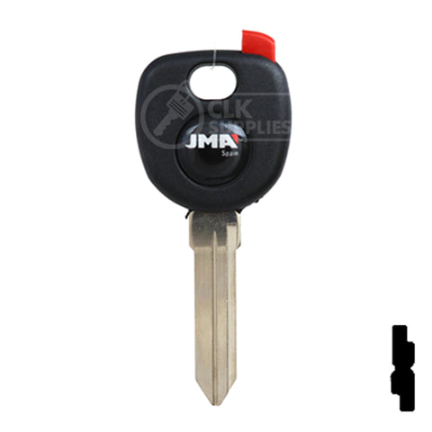 Uncut Plastic Head Transponder Key Shell | Chevrolet | TP00GM-30-P