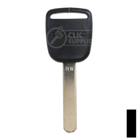 Uncut RW Transponder Key | Honda | HO01PT, 692082 Automotive Key Strattec