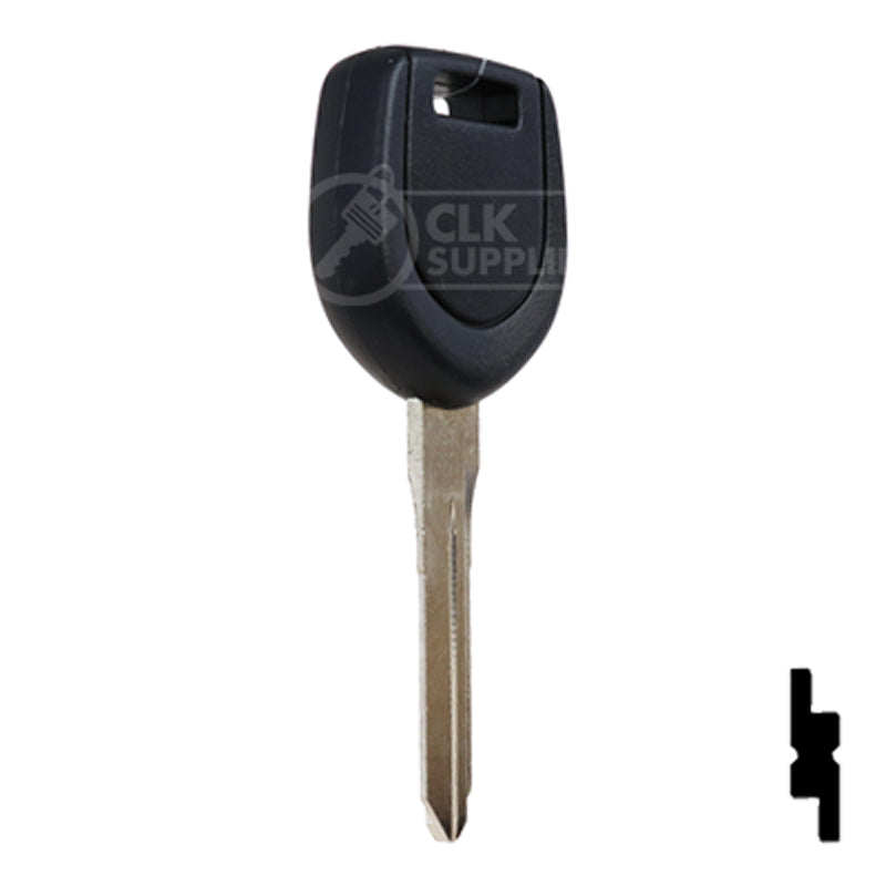 Uncut RW Transponder Key | Mitsubishi | MIT6PT, MIT13PT Automotive Key Strattec