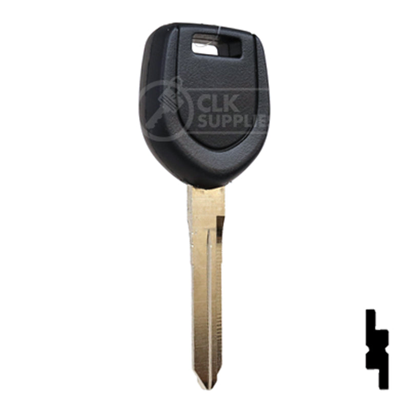 Uncut RW Transponder Key | Mitsubishi | MIT6PT, MIT13PT Automotive Key Strattec