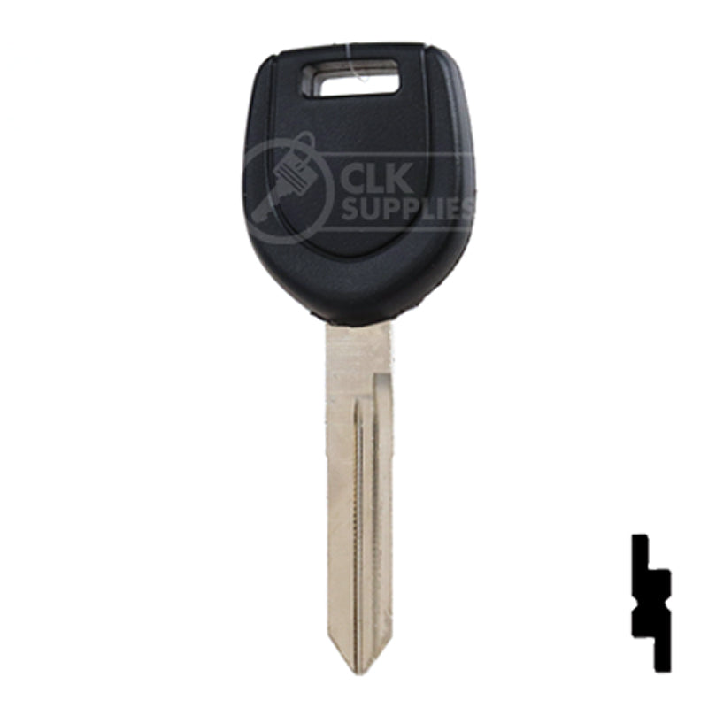 Uncut RW Transponder Key | Mitsubishi | MIT6PT, MIT13PT Automotive Key Strattec