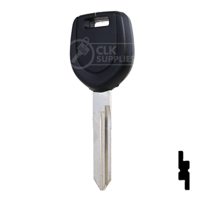 Uncut RW Transponder Key | Mitsubishi | MIT6PT, MIT13PT Automotive Key Strattec