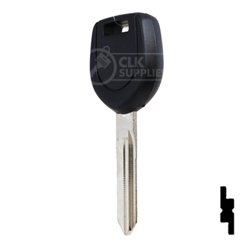 Uncut RW Transponder Key | Mitsubishi | MIT6PT, MIT13PT Automotive Key Strattec