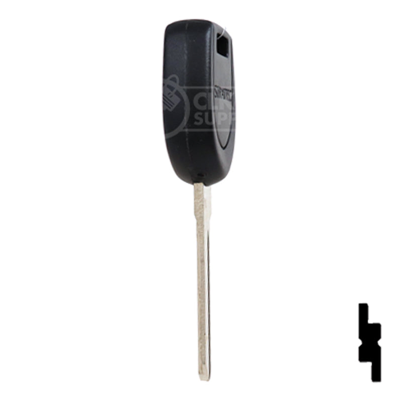 Uncut RW Transponder Key | Mitsubishi | MIT6PT, MIT13PT Automotive Key Strattec