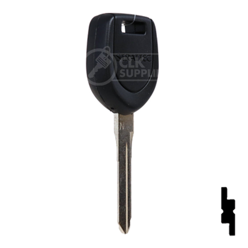 Uncut RW Transponder Key | Mitsubishi | MIT6PT, MIT13PT Automotive Key Strattec