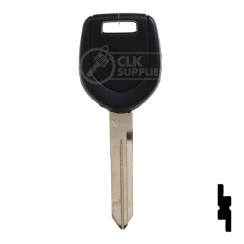 Uncut RW Transponder Key | Mitsubishi | MIT6PT, MIT13PT Automotive Key Strattec
