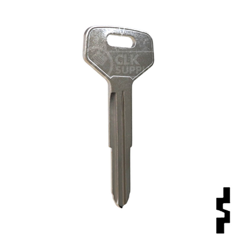 Uncut Toyota Key Blank | X159, TR37 Automotive Key JMA USA