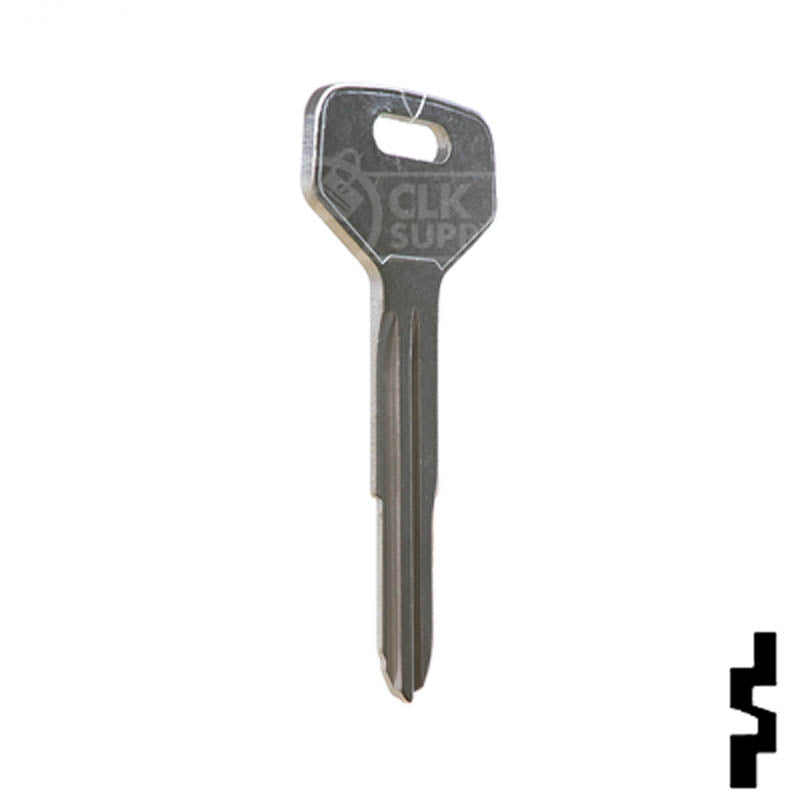 Uncut Toyota Key Blank | X159, TR37 Automotive Key JMA USA