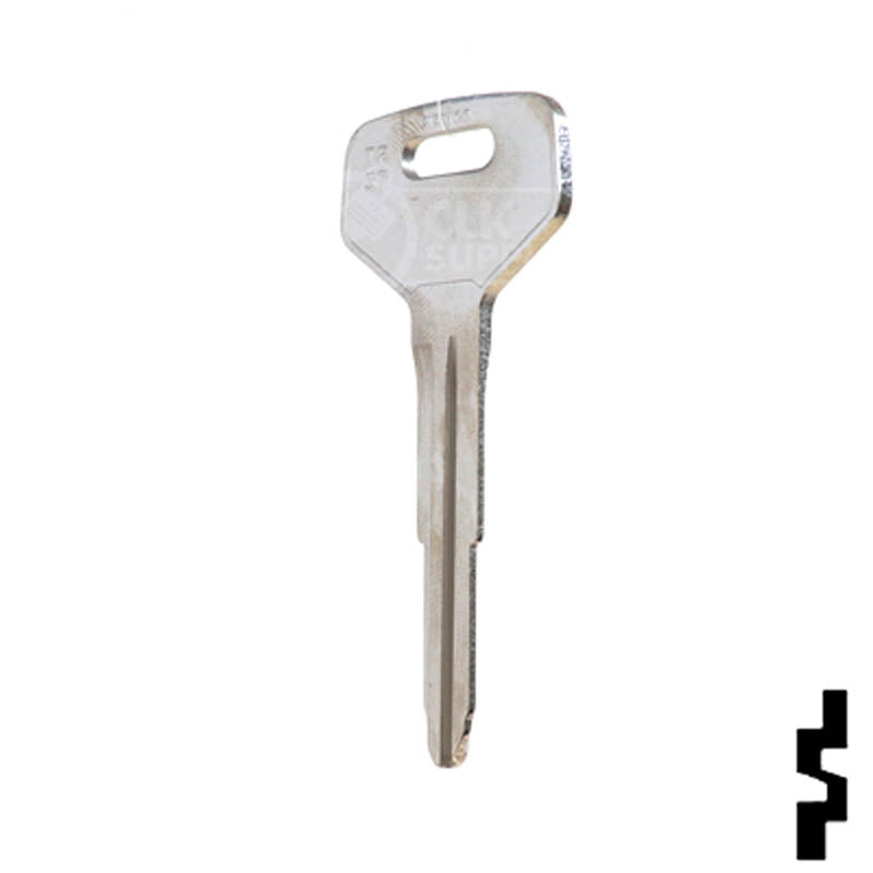 Uncut Toyota Key Blank | X159, TR37 Automotive Key JMA USA
