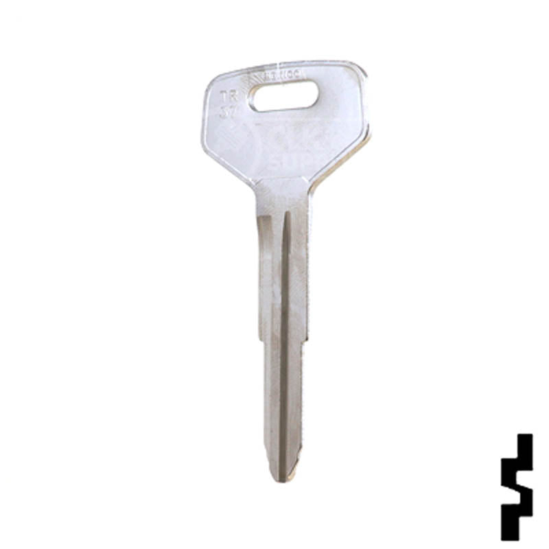 Uncut Toyota Key Blank | X159, TR37 Automotive Key JMA USA