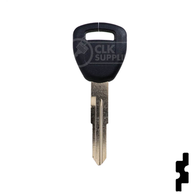 Uncut Transponder Key | Acura | Honda | HD106-PT, 692246 Automotive Key LockVoy