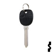 Uncut Transponder Key Blank | 5928819 | GM Logo Circle Plus Automotive Key Strattec