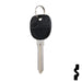 Uncut Transponder Key Blank | 5928819 | GM Logo Circle Plus Automotive Key Strattec