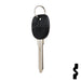 Uncut Transponder Key Blank | 5928819 | GM Logo Circle Plus Automotive Key Strattec