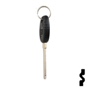 Uncut Transponder Key Blank | 5928819 | GM Logo Circle Plus Automotive Key Strattec
