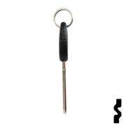 Uncut Transponder Key Blank | 5928819 | GM Logo Circle Plus Automotive Key Strattec