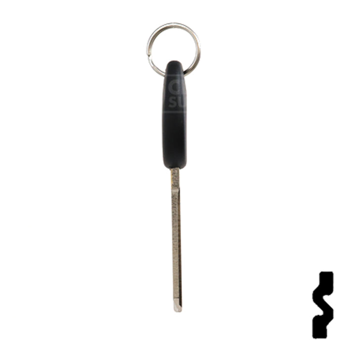 Uncut Transponder Key Blank | 5928819 | GM Logo Circle Plus Automotive Key Strattec