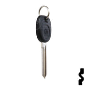 Uncut Transponder Key Blank | 5928819 | GM Logo Circle Plus Automotive Key Strattec