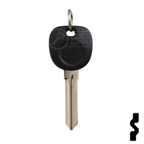 Uncut Transponder Key Blank | 5928819 | GM Logo Circle Plus