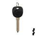 Uncut Transponder Key Blank | 5928819 | GM Logo Circle Plus Automotive Key Strattec