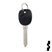 Uncut Transponder Key Blank | 5928819 | GM Logo Circle Plus Automotive Key Strattec