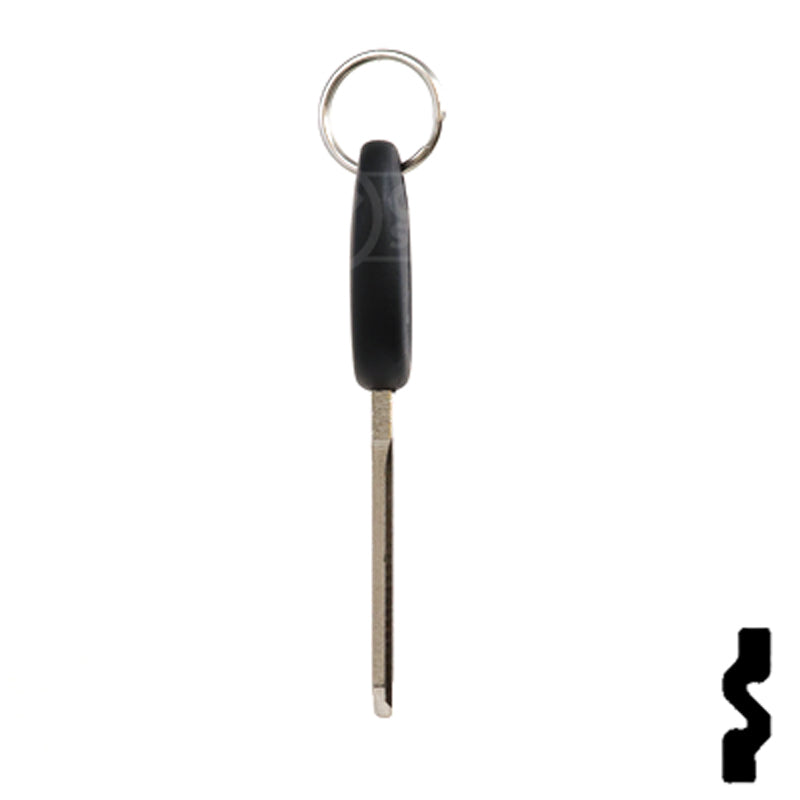Uncut Transponder Key Blank | 5928819 | GM Logo Circle Plus Automotive Key Strattec
