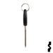 Uncut Transponder Key Blank | 5928819 | GM Logo Circle Plus Automotive Key Strattec