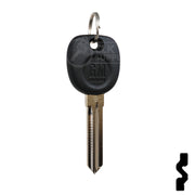 Uncut Transponder Key Blank | 5928819 | GM Logo Circle Plus Automotive Key Strattec