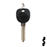 Uncut Transponder Key Blank | 5928819 | GM Logo Circle Plus Automotive Key Strattec
