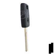 Uncut Transponder Key Blank | Audi | HU66AT6 Automotive Key JMA USA