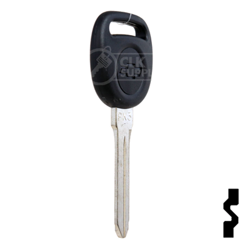 Uncut Transponder Key Blank | Chevrolet | PT04-PT, B107PT Automotive Key Strattec