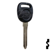 Uncut Transponder Key Blank | Chevrolet | PT04-PT, B107PT Automotive Key Strattec