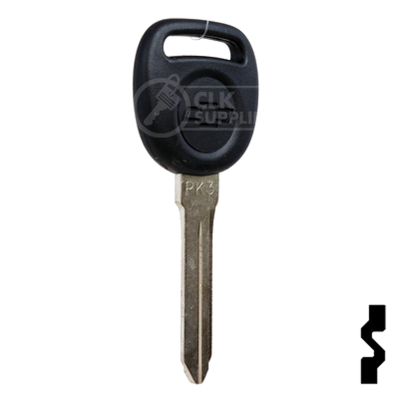 Uncut Transponder Key Blank | Chevrolet | PT04-PT, B107PT Automotive Key Strattec
