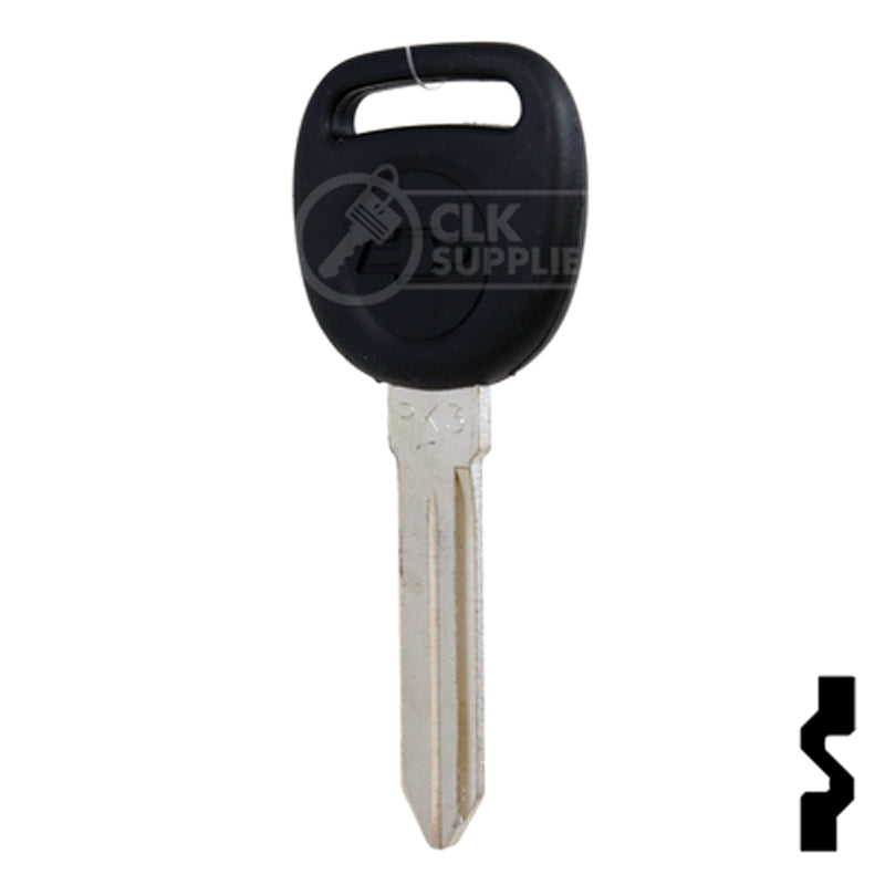 Uncut Transponder Key Blank | Chevrolet | PT04-PT, B107PT Automotive Key Strattec