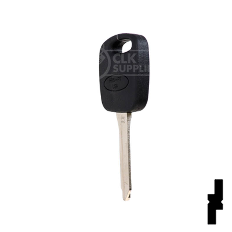 Uncut Transponder Key Blank | Ford | H86-PT, H74-PT, 691643 Automotive Key Ilco