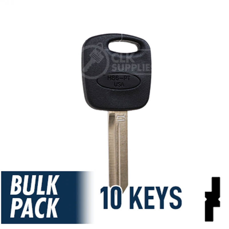 Uncut Transponder Key Blank | Ford | H86-PT, H74-PT, 691643 Automotive Key JMA USA