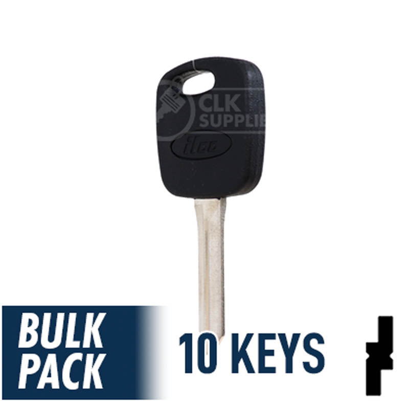 Uncut Transponder Key Blank | Ford | H86-PT, H74-PT, 691643 Automotive Key JMA USA