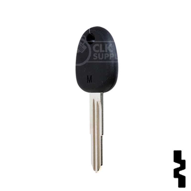 Uncut Transponder Key Blank | Hyundai | HY022-PT Automotive Key LockVoy